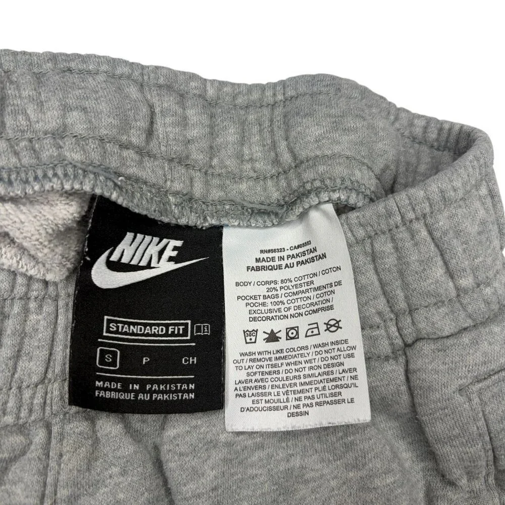 Nike Sweat Shorts Cutoff Boys Size Small Gray